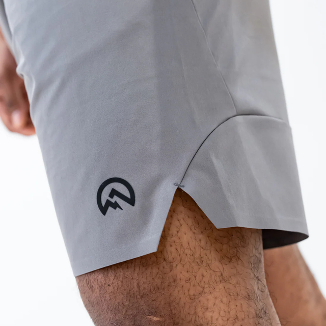 Flux Graphic Logo T-Shirt / Shorts Set - Grey/Slate