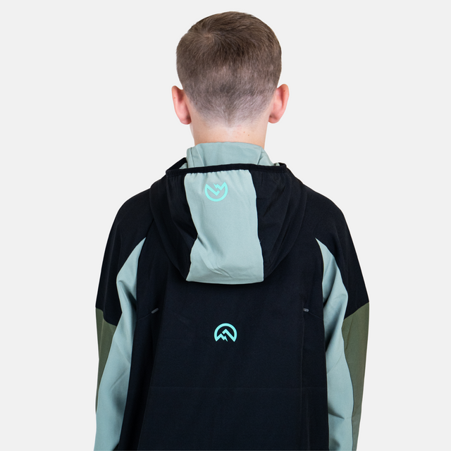 Flux Junior Gradient Jacket - Khaki/Alkaline