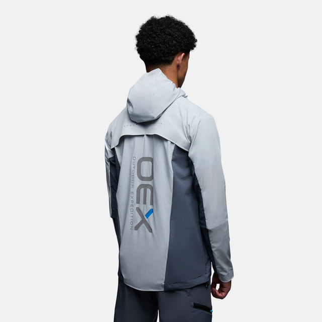 OEX Aspect Tracksuit - Light Grey/Charcoal