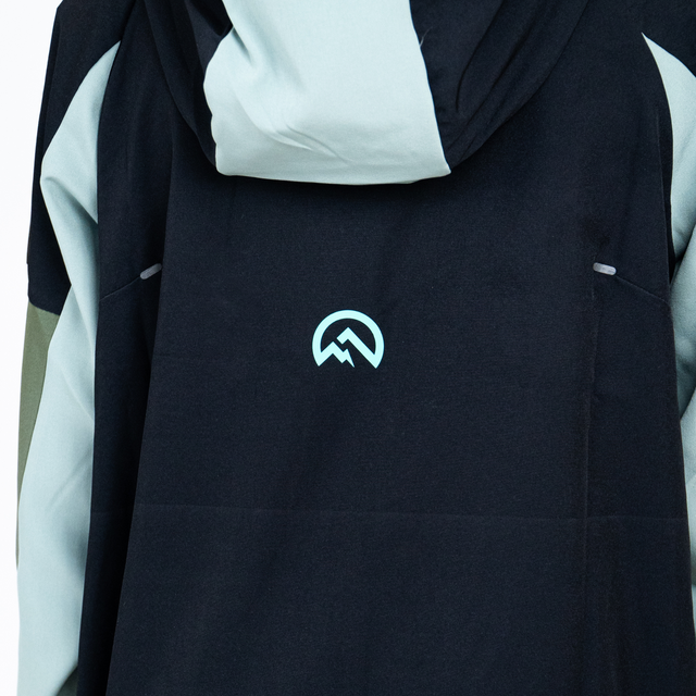 Flux Junior Gradient Jacket - Khaki/Alkaline