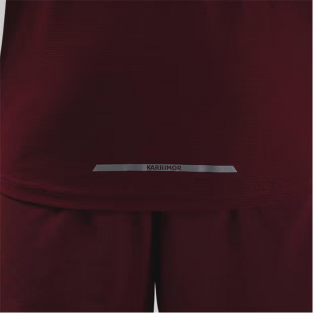 Karrimor Run T-Shirt / Shorts Set - Burgundy