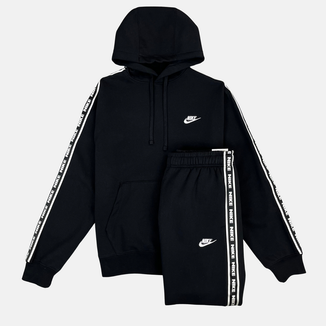 Nike Tape Logo Tracksuit - Black