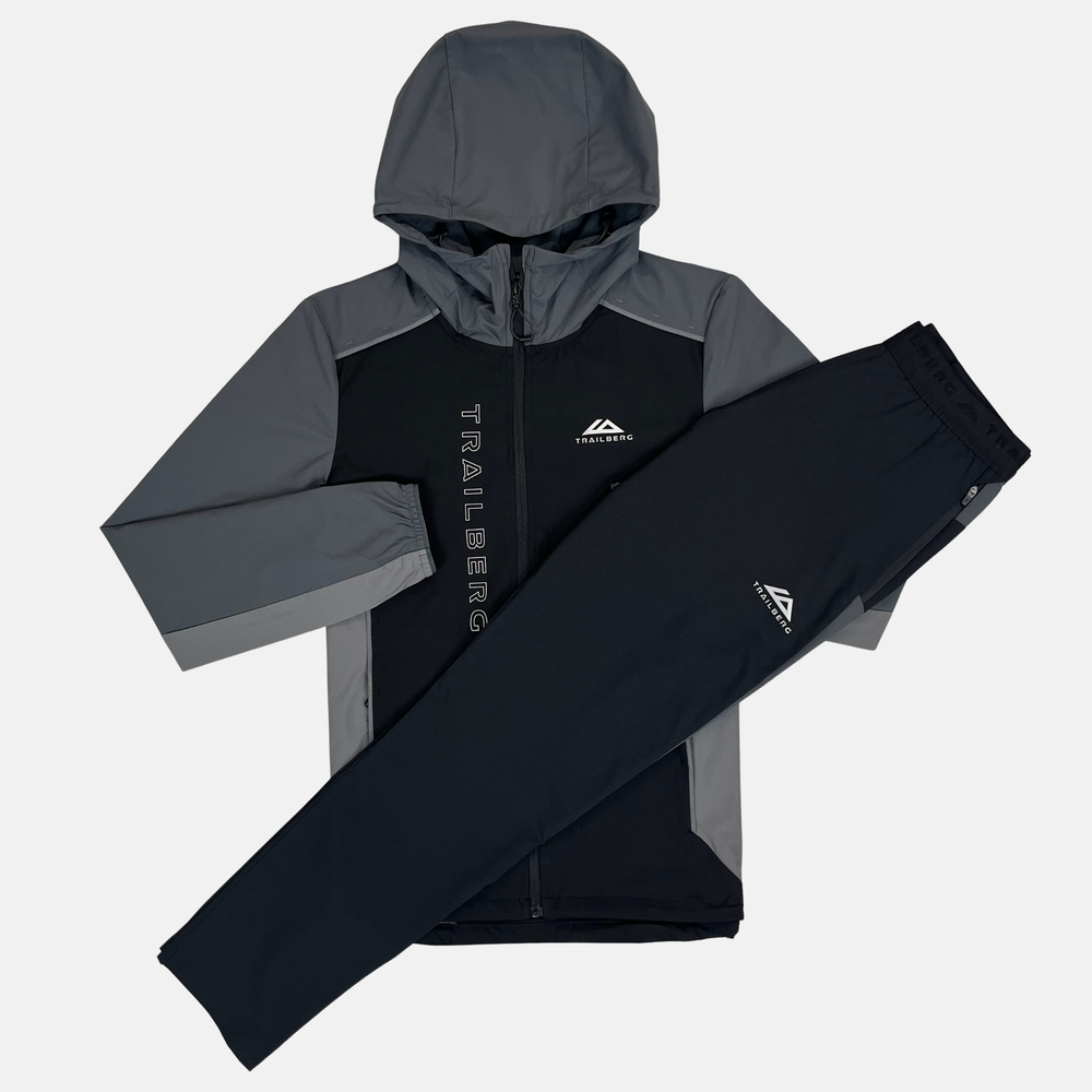 Trailberg Triathlon AW25 Tracksuit - Black/Asphalt