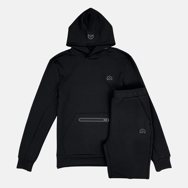 Flux Velar Hoodie Tracksuit - Black