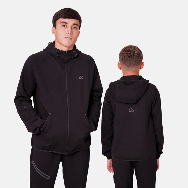 Flux Velar Zip-Up Tracksuit - Black