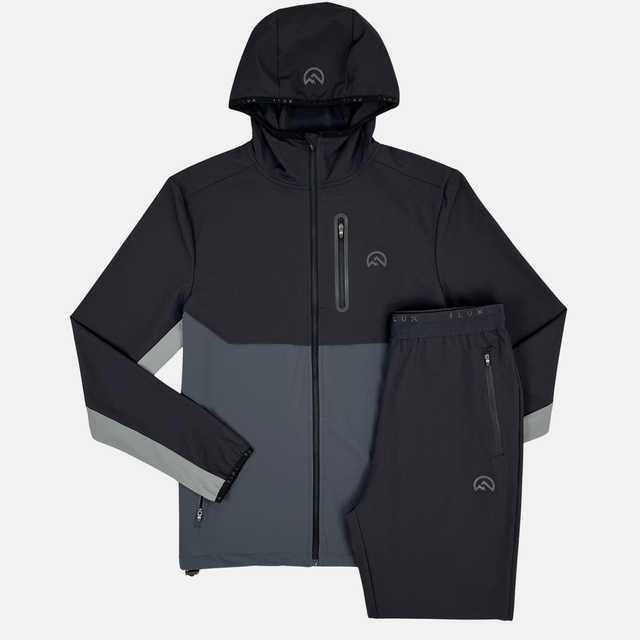 Flux Versatility Tracksuit - Black/Slate