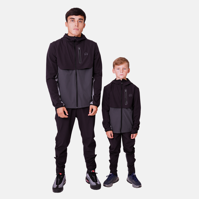 Flux Versatility Tracksuit - Black/Slate