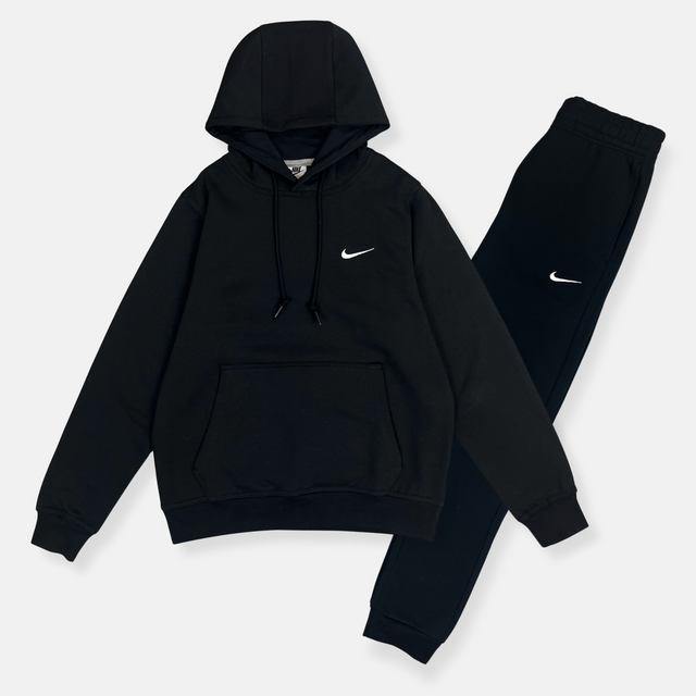 Nike Club Fleece Tracksuit - Black