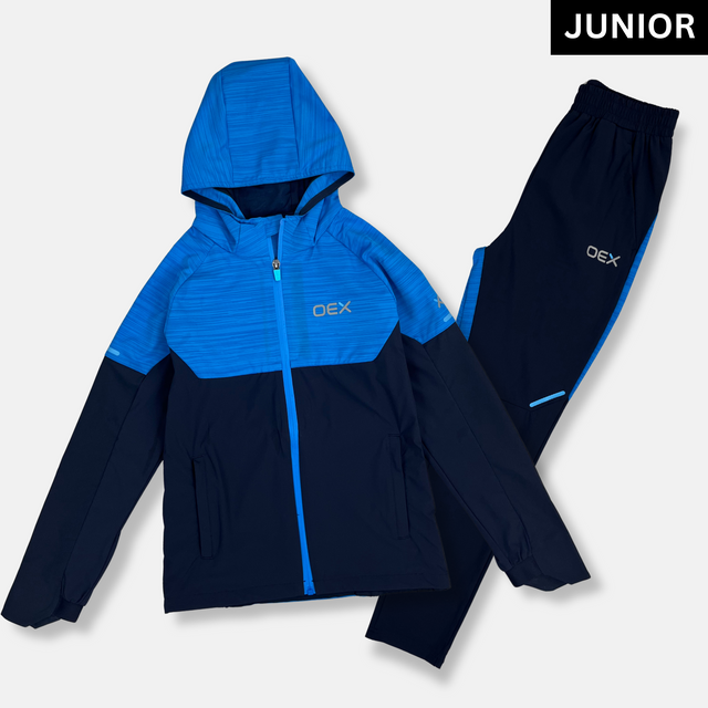 OEX Junior Peak Tracksuit - Navy/Blue