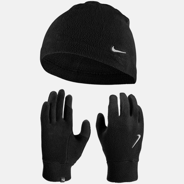 Nike Essential Running Hat And Gloves - Black