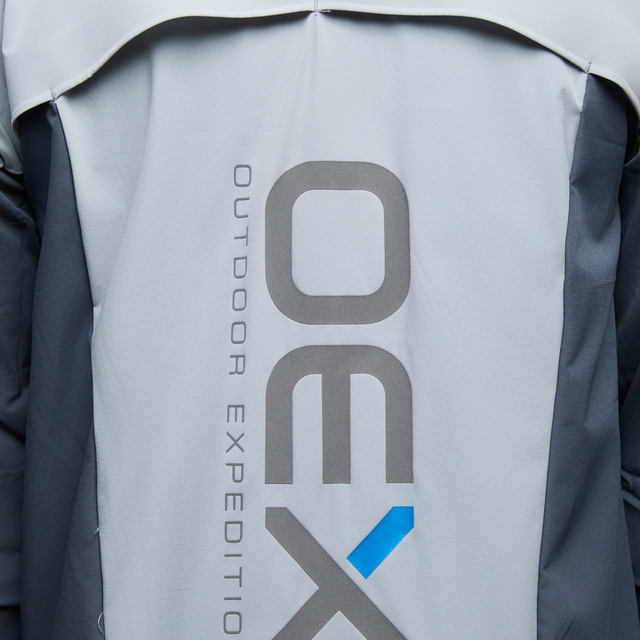 OEX Aspect Tracksuit - Light Grey/Charcoal