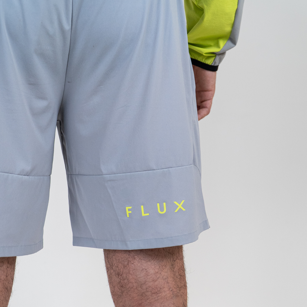 Flux Versatility SS25 Shorts - Silver/Neon