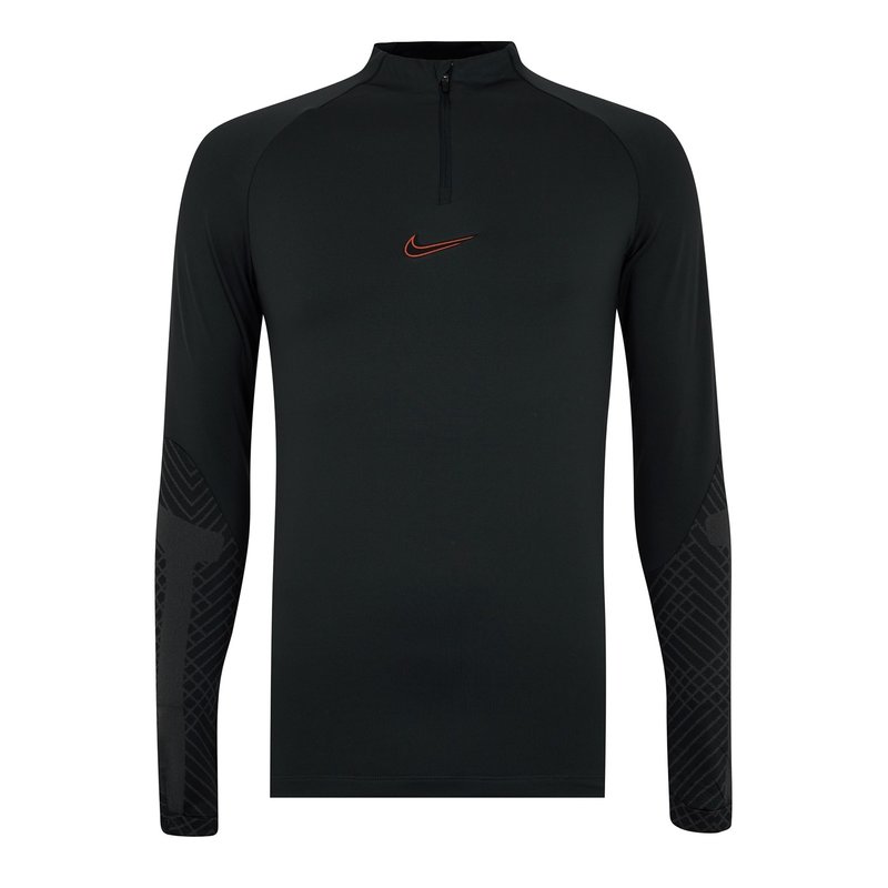 NIKE STRIKE HALF ZIP - BLACK / ORANGE