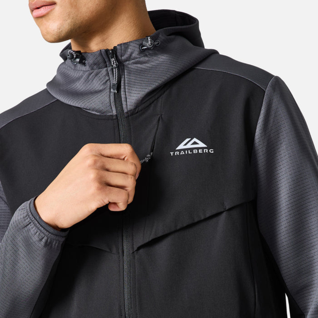 Trailberg Rapid Dash 2.0 Tracksuit - Black/Volcano Grey