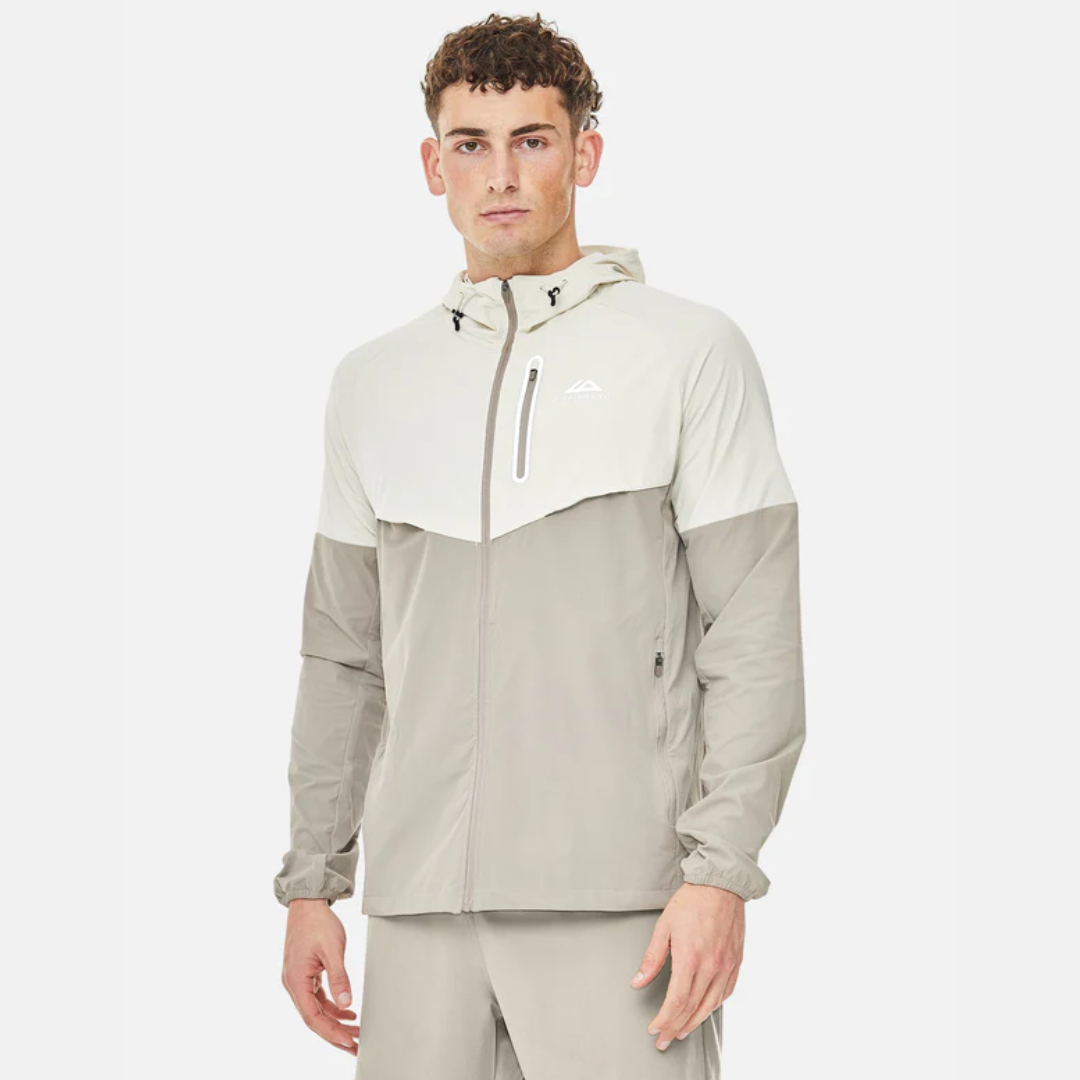 Trailberg SS25 Cloud Windbreaker / Shorts Set - Pale Taupe/Dune White