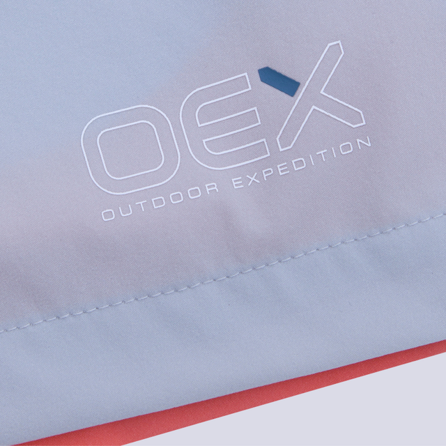 OEX Flynn T-Shirt / Shorts Set - Coral/Grey