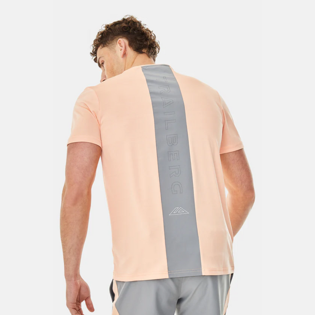 Trailberg Cloud SS25 T-Shirt - Peach Nectar/Moon Grey