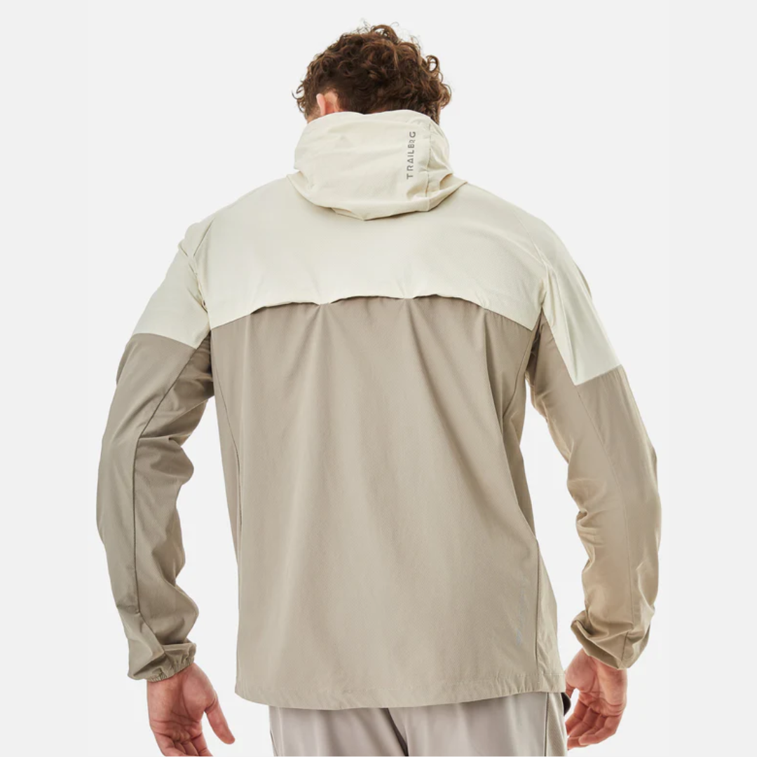 Trailberg SS25 Cloud Windbreaker / Shorts Set - Pale Taupe/Dune White