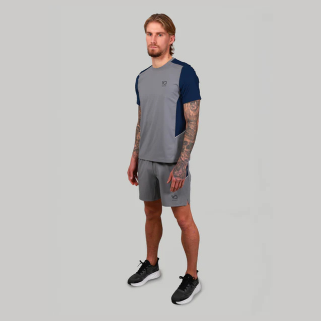 Velozia Evolve T-Shirt - Grey/Navy