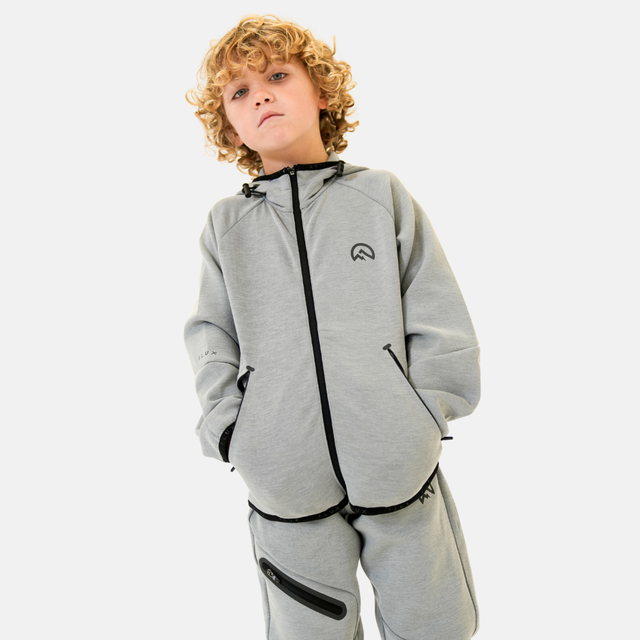Flux Junior Velar Tech Jacket - Grey