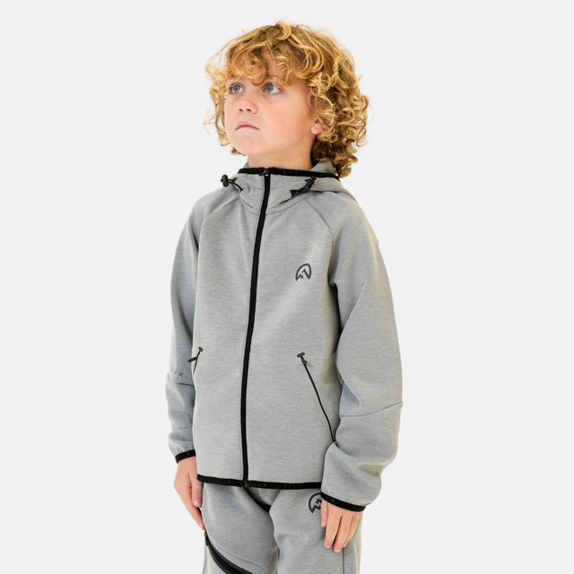 Flux Junior Velar Tech Jacket - Grey
