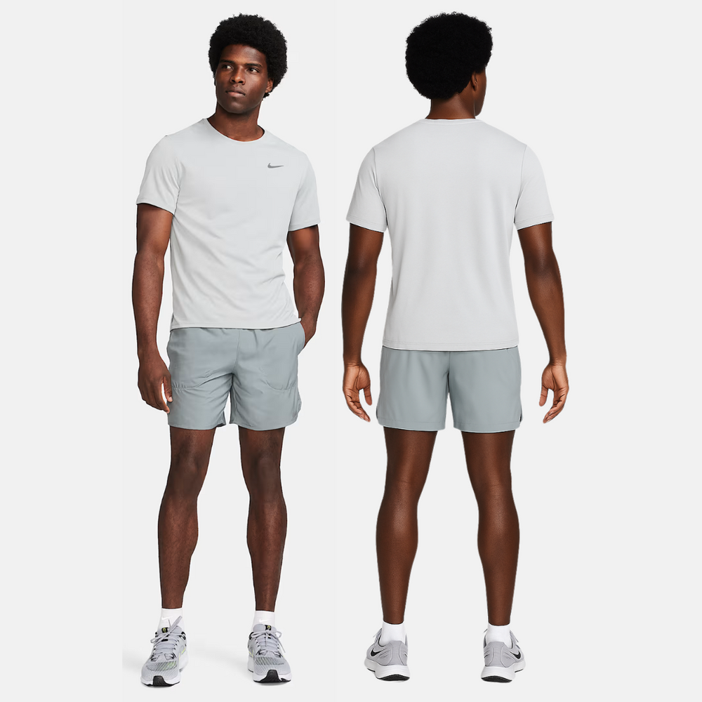 Nike Miler T-Shirt / Challenger Shorts Set - Grey