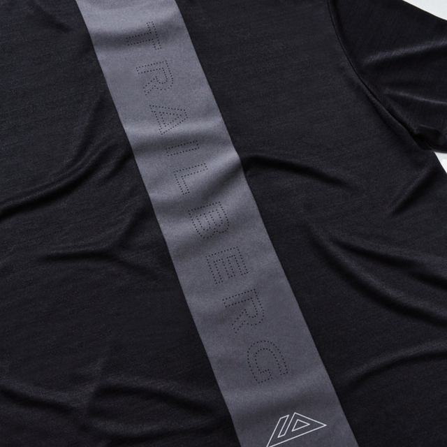 Trailberg Cloud AW25 T-Shirt - Black/Volcano Grey