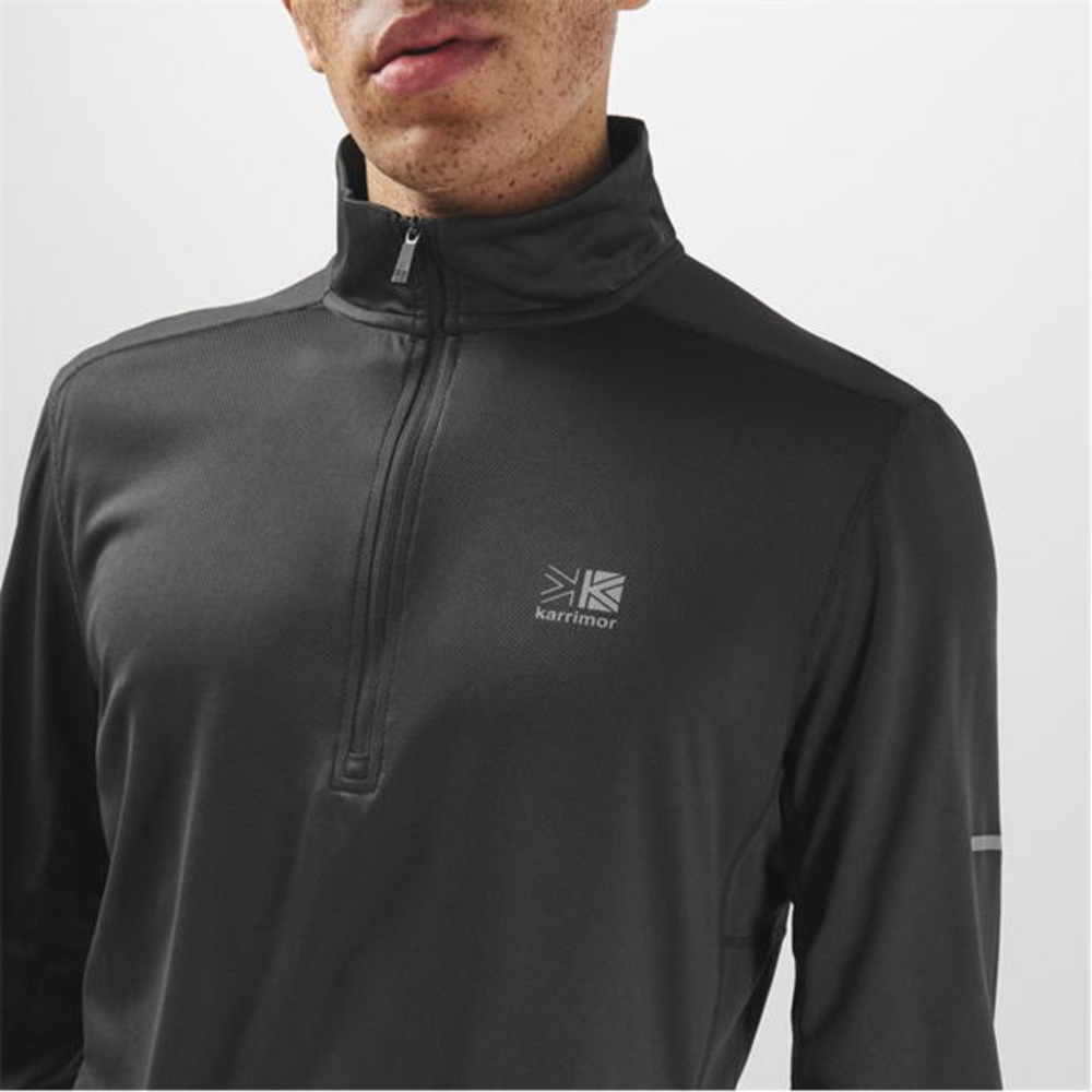 Karrimor Run 1/4 Zip / Shorts Set - Charcoal