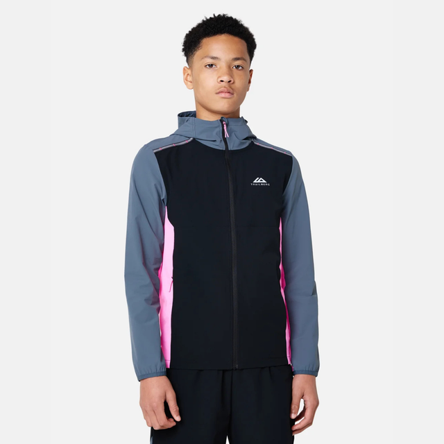 Trailberg Boys Triathlon 4.0 Hood - Black/Pink