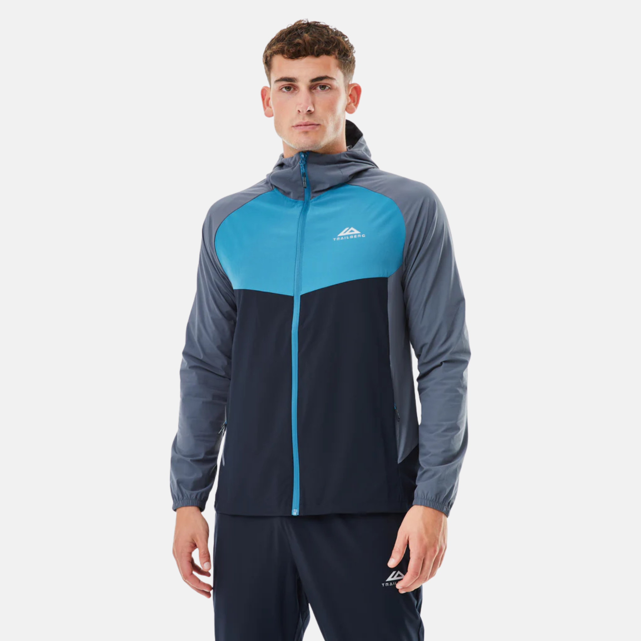 Trailberg Focus Hood - Ocean Blue/Storm Grey