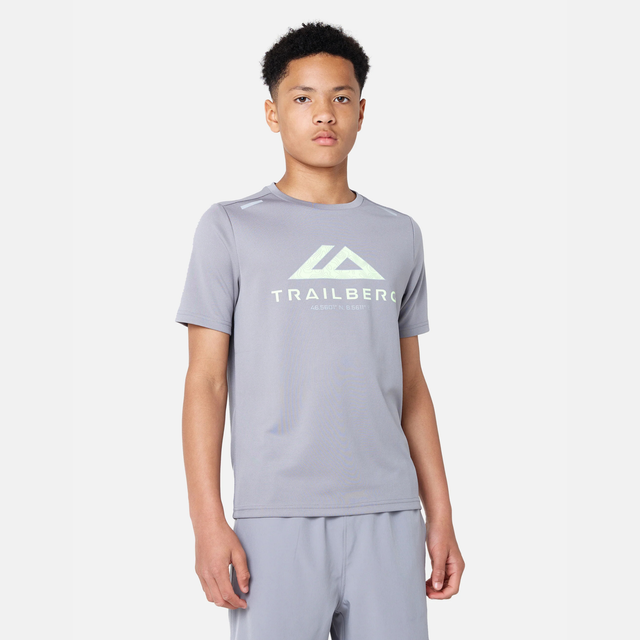 Trailberg Boys Flex T-Shirt / Shorts Set - Moon Grey