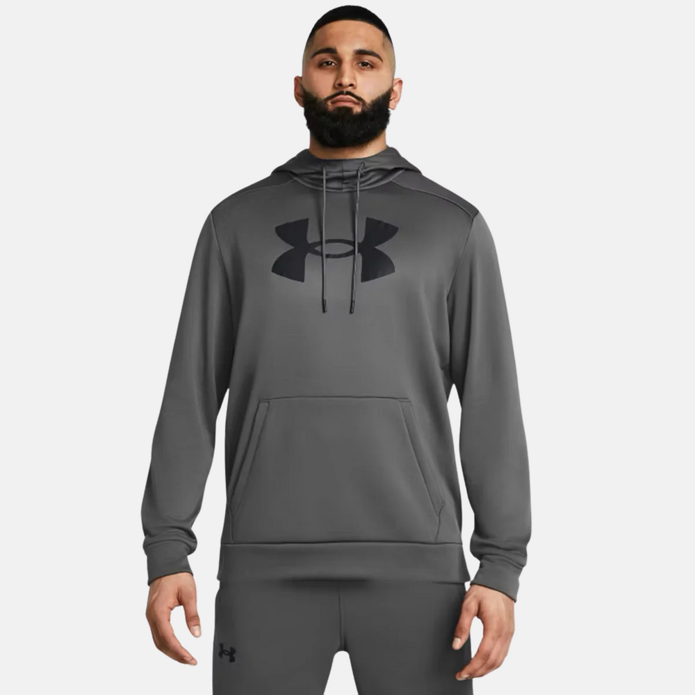 Under Armour Big Logo Fleece Hoodie - Grey