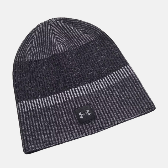 Under Armour Launch Reflective Beanie - Black/Reflective