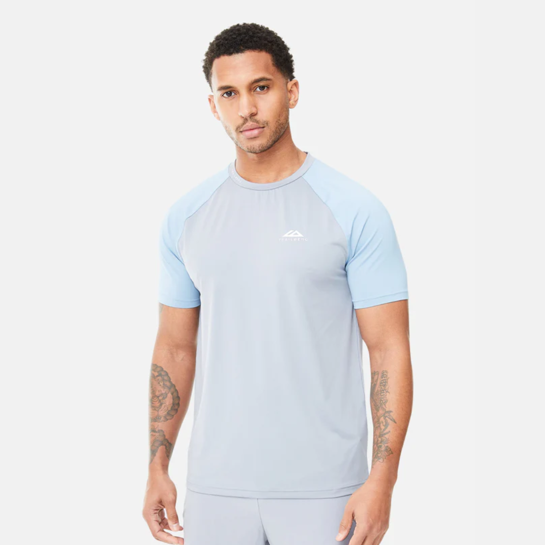 Trailberg Aperture T-Shirt / Shorts Set - Grey / Blue