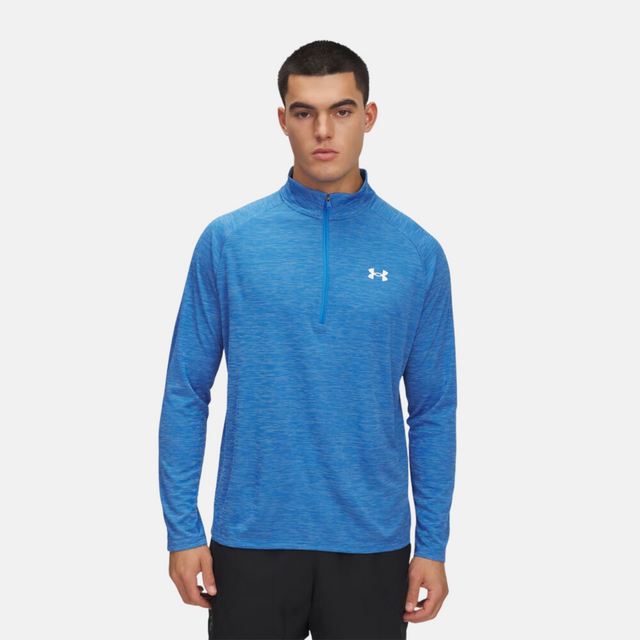 Under Armour Tech Textured 1/4 Zip - Ether Blue