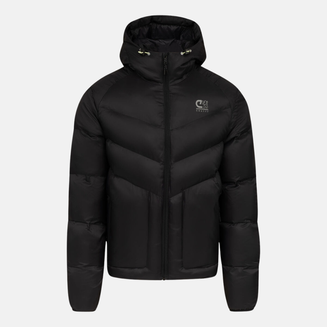 Cruyff Hematite Puffer Coat - Black