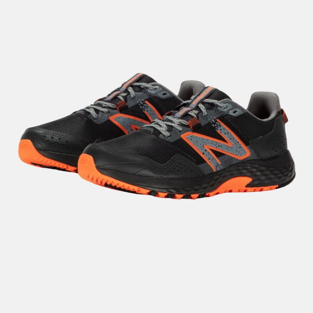 New Balance 410v8 Trail Running Shoes - Black/Orange
