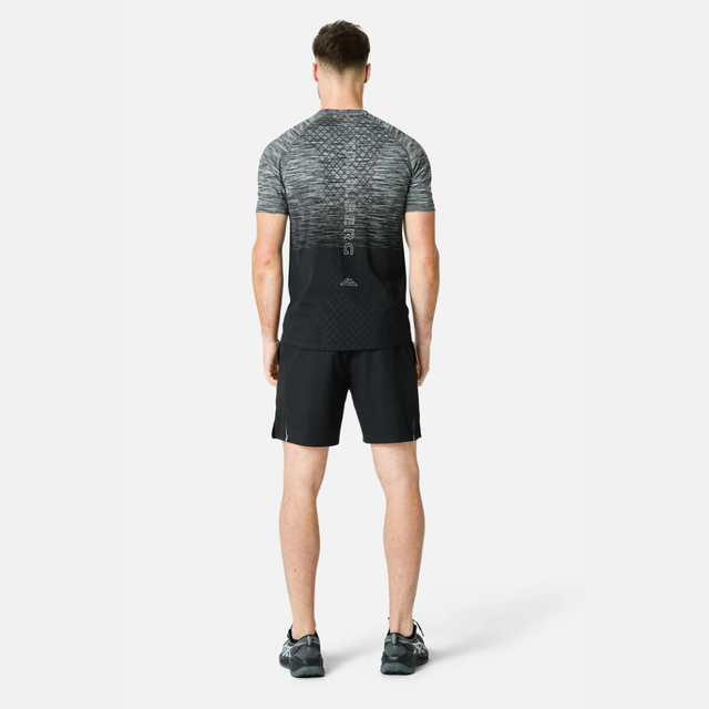 Trailberg Stride Seamless T-Shirt - Moon Grey/Black
