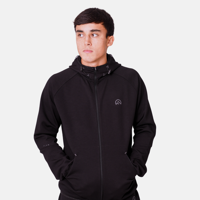 Flux Velar Zip-Up Tracksuit - Black