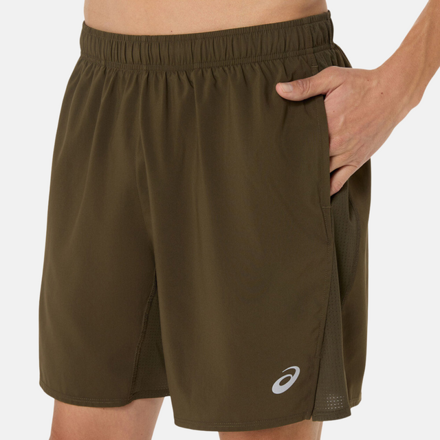 Asics Core 7 Inch Shorts - Olive