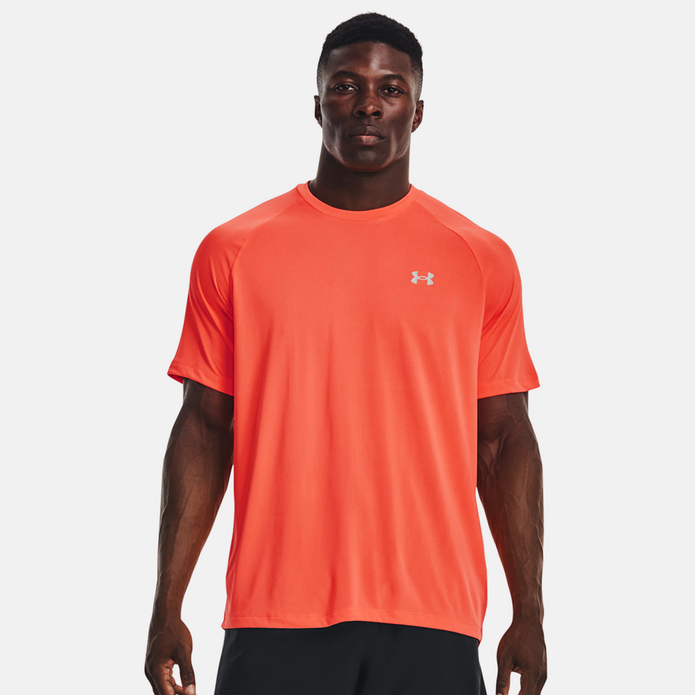 Under Armour Tech Reflective T-Shirt - Crimson Red