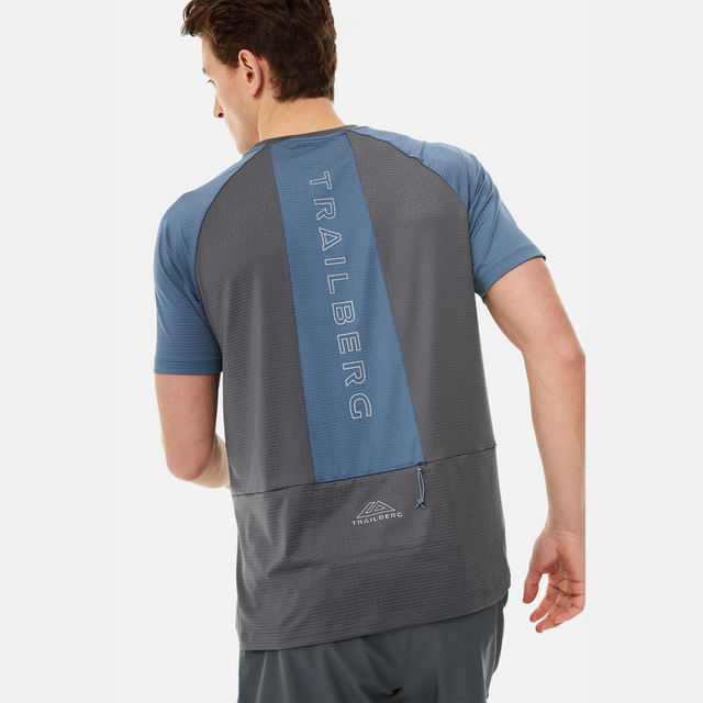Trailberg Rapid Dash T-Shirt - Storm Grey/Lagoon