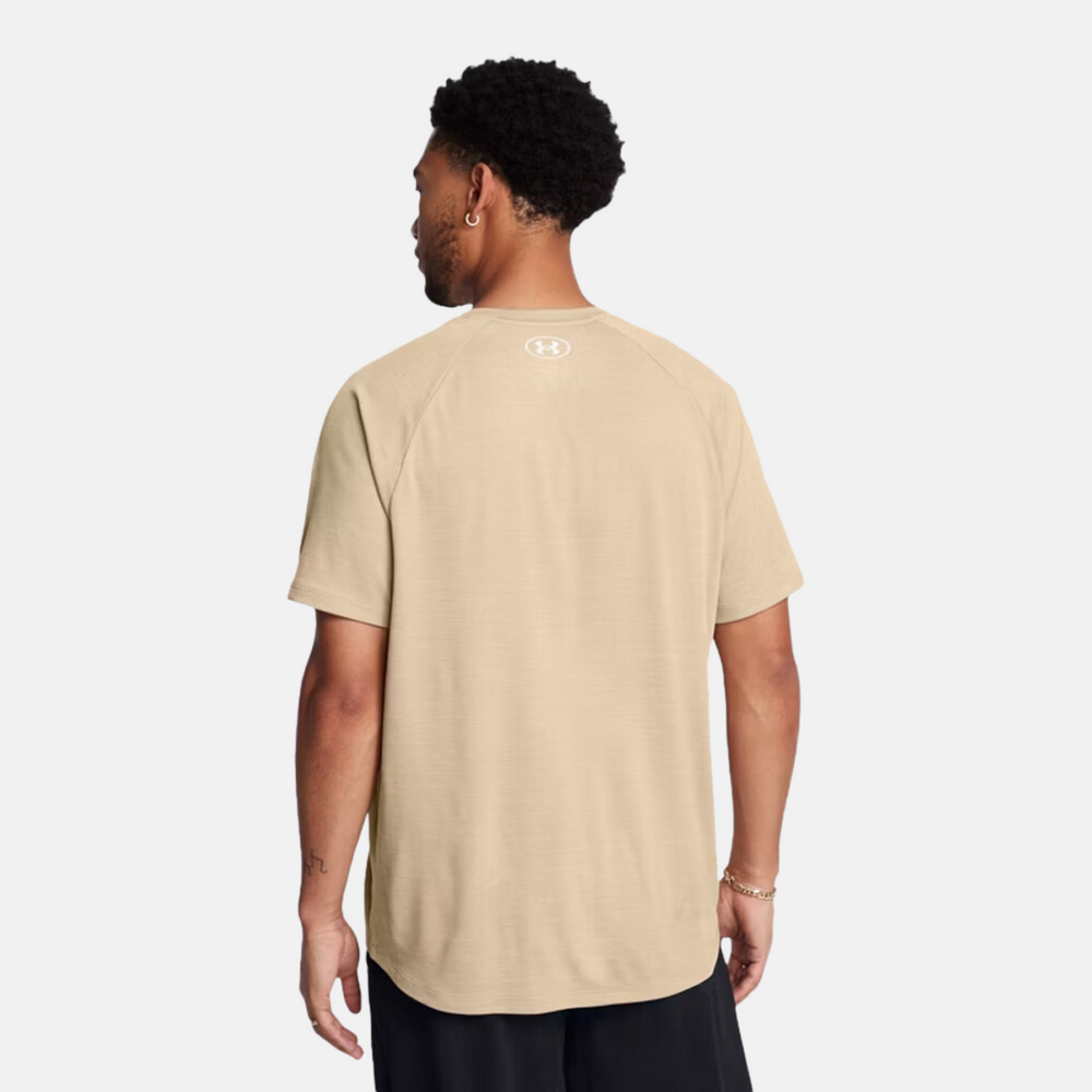 Under Armour Tech Textured T-Shirt - Pale Taupe