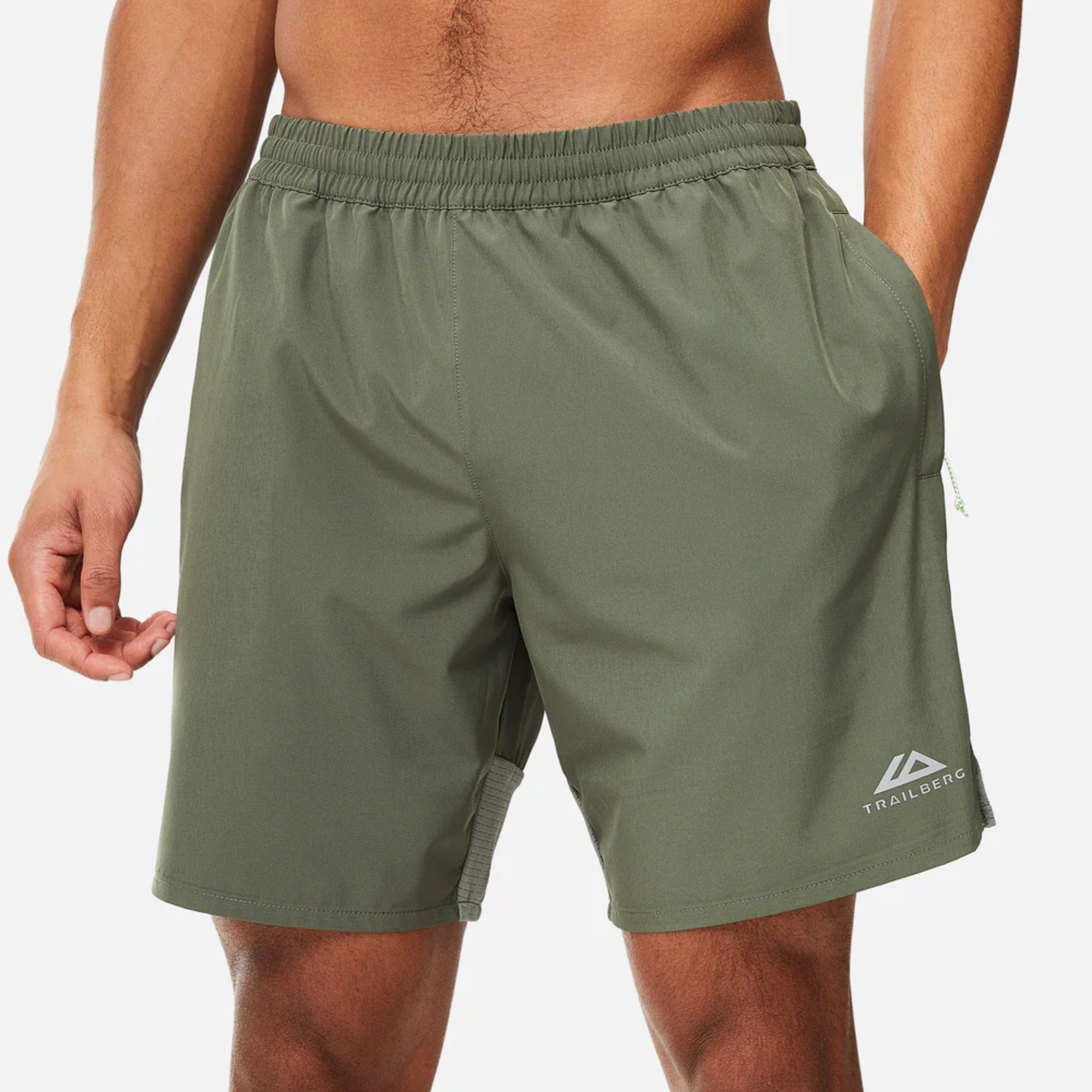 Trailberg Rapid Dash T-Shirt / Shorts Set - Dark Fern