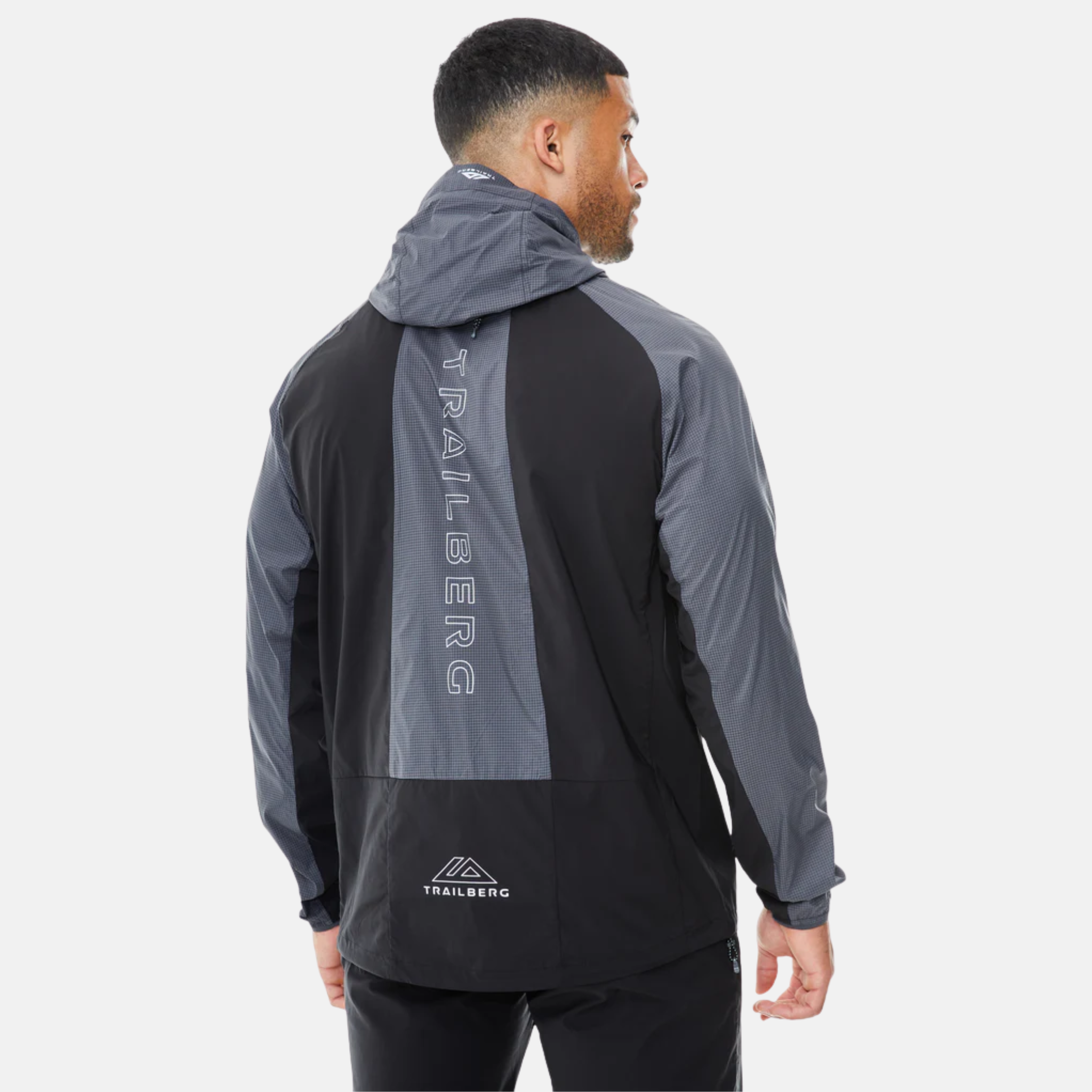Trailberg Rapid Grid 2.0 Windbreaker - Black/Volcano Grey