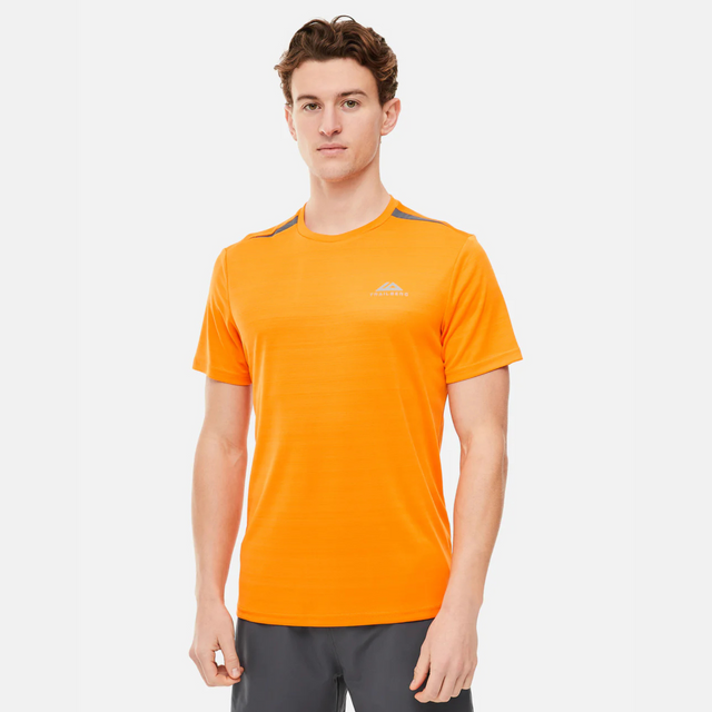 Trailberg Cloud SS25 T-Shirt - Orange/Iron Grey