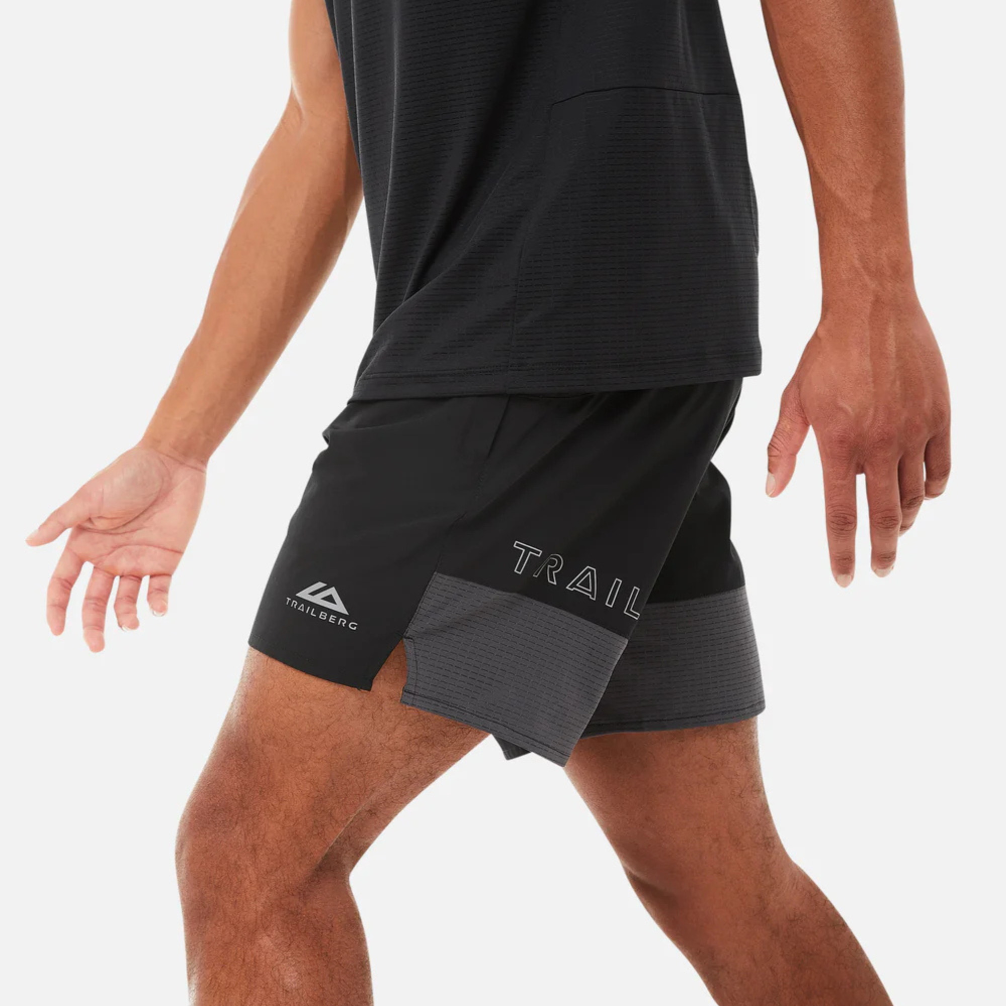 Trailberg Rapid Dash T-Shirt / Shorts Set - Black/Grey