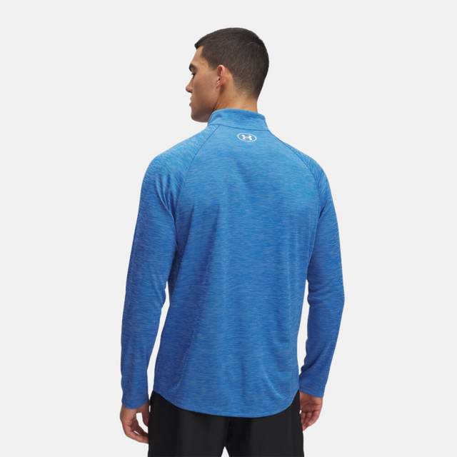 Under Armour Tech Textured 1/4 Zip - Ether Blue
