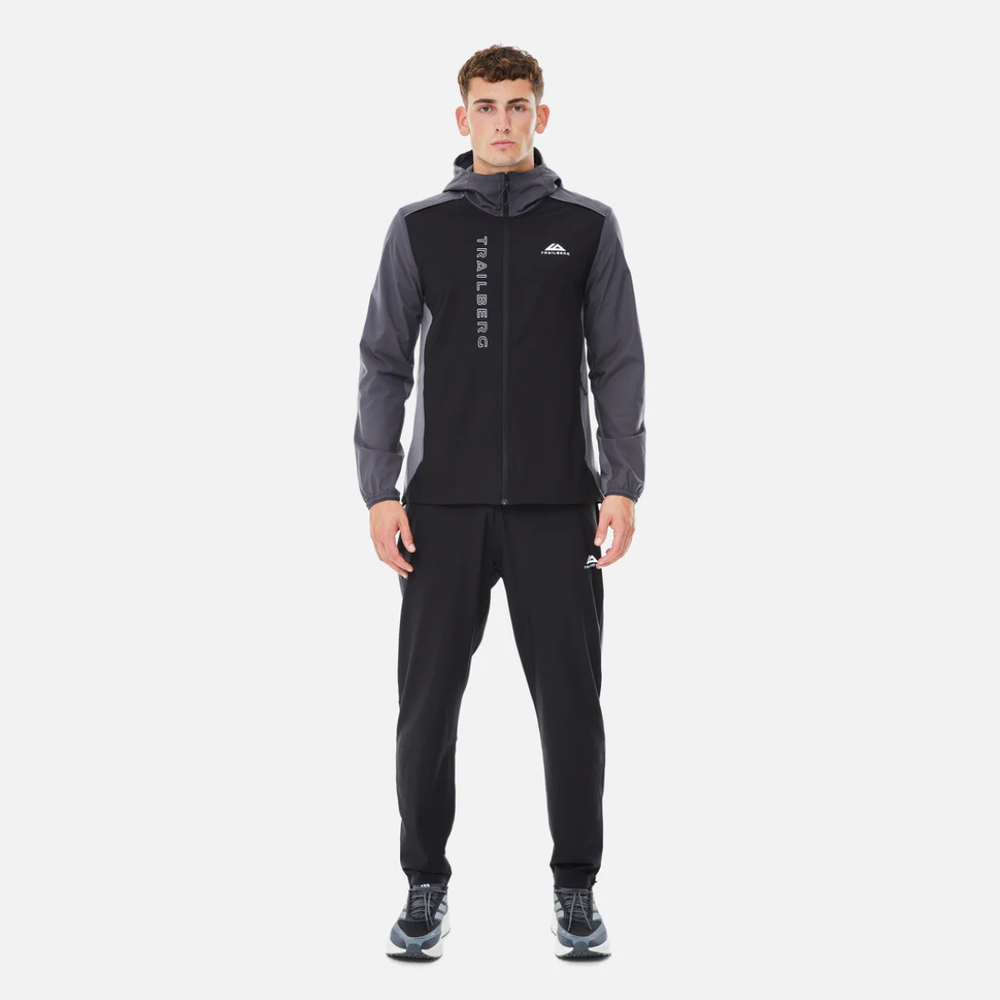 Trailberg Triathlon AW25 Tracksuit - Black/Asphalt
