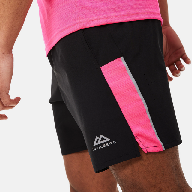 Trailberg Cloud 4.0 Shorts - Black/Pink